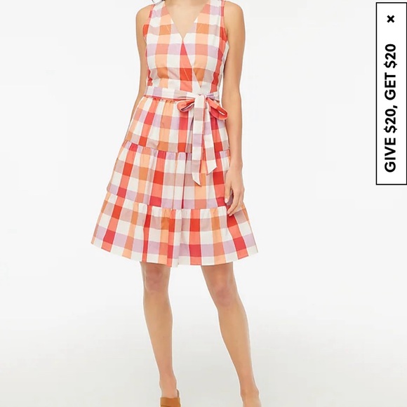 NWOT J. Crew Factory Dress with pockets and belt, size 4 - Picture 4 of 7